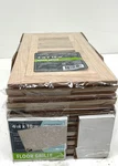 Lot Of 7 Hampton Bay 4 In. X 10 Oak Wood Flush Mount Grilles Unfinished. Fixed Price $58.99.
