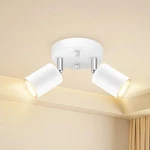 Boostarea Led 2 Track Lighting Kit, Fixtures, White .... Fixed Price $40.86.