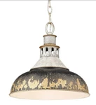 Vintage Style Hanging Light Large Pendant, Steel/black Iron Bronze 0865-LAGV-ABI. Fixed Price $135.69.