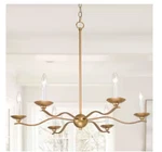 Uolfin Nova 30IN 6-LIGHT Gold Modern Farmhouse Chandelier Island # A03892. Fixed Price $44.96.
