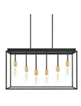 Home Decorators Collection Rollins 6-LIGHT Pendant Lighting Black & Brass New. Fixed Price $169.99.
