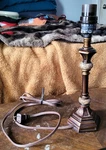 Antique "portable Luminaire" Bronze, Marble Lamp (issue # BL-2768). Fixed Price $60.00.
