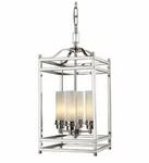 Z-lite 182-4 Brushed Nickel 4-LIGHT Full Sized Pendant W/matte Opal Shade. Fixed Price $129.97.