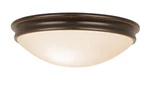 Atom 2-LIGHT 13" Flush Mount Oil Rubbed Bronze Finish Opal Glass Shade. Fixed Price $44.95.