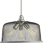 Progress Lighting P500079 Nickel Tilley 3-LIGHT 16"W Pendant. Fixed Price $44.31.