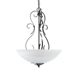 Designers Fountain Oil Rubbed Bronze And Alabaster Glass Pendant Light Orig $183. Fixed Price $59.99.