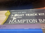Hampton Bay Medium Step 44 In. White Integrated Led Linear Track Lighting Kit. Fixed Price $50.00.