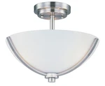 Maxim 20031SWSN Deven Light Semi Flush Mount-satin Nickel. Fixed Price $114.00.