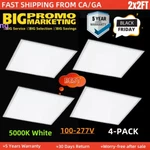 Wyzm Led Flat Panel Light 2' X 5000K Dimmable 5800 Lumens Troffer (4-PACK). Fixed Price $114.22.