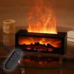 Essential Oil Scent Diffuser Fireplace Flame Fragrance Aroma Rainbow Led Light. Fixed Price $29.75.