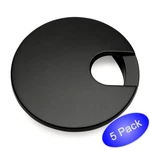 *5 Pack* Cosmas Flat Black 2-1/2" Desk Grommet #50203FB. Fixed Price $27.45.
