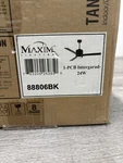 Maxim Lighting Tanker 52" Black Outdoor Led Fan, - 88806BK. Fixed Price $129.99.