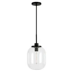 Henn&hart 9" Blackened Bronze Metal/glass Pendant. Fixed Price $89.49.