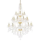 Elegant Lighting V7825G43/RC Verona 43"W Crystal - Gold. Fixed Price $2136.00.