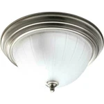 Progress Lighting 13.25IN 2-LIGHT Brushed Nickel Flush Mount Etched P3817-09 Nib. Fixed Price $19.99.