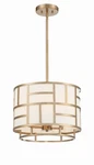Crystorama Lighting Group DAN-404 Danielson 17"W Pendant Gold. Fixed Price $698.00.