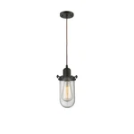 Innovations Centri Mini Pendant, Amber/bronze/tube 900-1P-OB-CE231-OB-CL. Fixed Price $133.76.