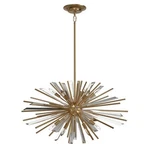 Avenue Lighting Palisades Ave. 8LT 18" Chandelier, Brass/champagne HF8202-AB. Fixed Price $1953.00.