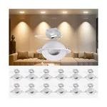 Pack Gimbal Led Recessed Lighting Inch, 12W 1200LM (110W Eqv.) 360 Rot. Fixed Price $179.43.
