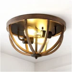 Jonathan JYL7479A Darlene 13" 2-LIGHT Iron Rustic Farmhouse Led Flush Mount. Fixed Price $28.92.