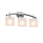 Justice Design Fusion Archway 3-LT Bath, Oval/ck/ch E26 FSN-8593-30-FRCR-CROM. Fixed Price $410.00.