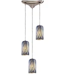Elk Lighting 544-3MO Molten Pendant Satin Nickel. Fixed Price $480.00.