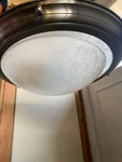 Trans Globe Brushed Nickel 20" Moorpark Pendant Light Fixture 2477BN. Fixed Price $100.00.