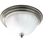 Progress Lighting P3817-09 Ceiling Fixture Brushed Nickel 2-LIGHT Dome Glass. Fixed Price $14.00.