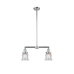 Innovations Sm Canton 2-LT Chandelier, Chrome/seed Bell 209-PC-G184S-LED. Fixed Price $466.40.