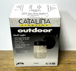 Catalina Lighting Outdoor Wall 401ROJO Black Steel Jerry Jar Shade New. Fixed Price $23.85.