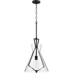 Quorum Fort Worth 13IN Noir Pendant Ceiling Light, 8426-69, New S5. Fixed Price $299.99.