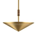 Maxim 11434 Helsinki 2 Light 16"W Pendant - Brass. Fixed Price $254.40.