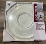 Portfolio Ceiling Medallion 16 White Finish #0338763- New Box Sealed. Fixed Price $14.00.