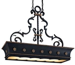 Metropolitan N6107 12 Light Tier Linear Chandelier - Black. Fixed Price $2103.20.