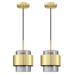 Dolaimy 3 Pack 1 Light Kitchen Island Pendant 6" Clear Glass Bronze. Fixed Price $43.60.