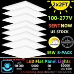 2X2 Led Drop Ceiling Light 5000K 0-10V Dimmable Flat Panel 24X24 8PACK. Fixed Price $163.41.