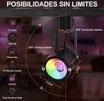 Eaglod 8W Led Track Heads, Rgbw Color Changing Lighting. Fixed Price $75.00.