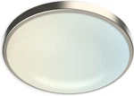 11" Led Flush Mount Ceiling Light Brushed Nickel Dimmable Adjustable Color Tempe. Fixed Price $33.99.