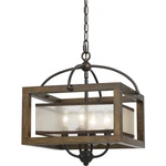 Cal Lighting & Accessories FX-3536/1C Signature Pendant Wood. Fixed Price $546.00.