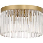 Crystorama EMO-5400-MG Emory Light 15 Inch Modern Gold Flush Ceiling. Fixed Price $648.00.