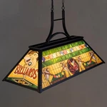 Tochic Vintage Pool Table Light, 3-LIGHT Rustic Billiards Green. Fixed Price $367.99.