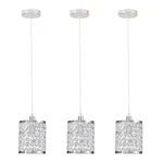 Crystal Chandeliers Elegant Chrome Finish With Sparkling. Fixed Price $49.87.