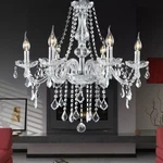 New Elegant Crystal Glass Chandelier 6-8 Pendant Ceiling Lighting Fixture. Fixed Price $61.99.