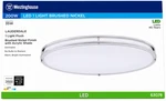 Westinghouse 63078 Lauderdale 33" Selectable Led Flush Mount Ceiling Fixture. Fixed Price $128.95.