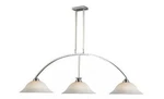 Z-lite Martini 151BN-WM16 Brushed Nickel 3-LIGHT Chandelier W/white Mottle Glass. Fixed Price $119.97.