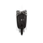 Avenue Wilshire Blvd. 4LT 36" Sconce, Black Chrome/smoke HF1608-BLK. Fixed Price $844.99.