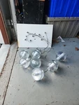 Bocci Light Set 14.7 Series Round Pendant Seven Bulb Chandolier Adjustable Read. Fixed Price $799.00.