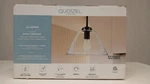 Quoizel Allgood 1-LIGHT Small Pendant Clear Seedy Glass Textured Black Finish. Fixed Price $54.95.