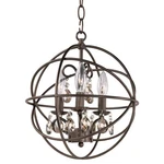 Maxim Lighting Orbit Single Tier Chandelier, Oil Rubbed Bronze - 25140OI. Fixed Price $202.30.