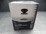 Hampton Bay Rigby 9.6" 1-LIGHT Matte Black Round Flush Mount Ceiling 60677. Fixed Price $10.99.